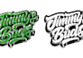 design cannabis logo, hand drawn cartoon weed illustration